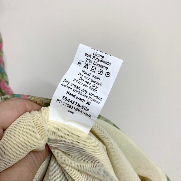 House of CB Ella Ruched Organza Mesh Mini Dress *Vintage Floral* - Picture 15 of 15